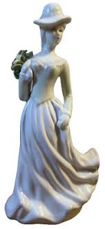 K's Collection, Ceramic / Porcelain Figurine Of Lady In ...