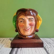 Vintage Royal Doulton Jester Toby Mug - 1930s Character Jug ...