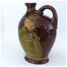 Royal Doulton Kingsware Dewar's Whisky Flask - Jug. For Sale ...