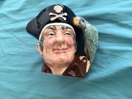 Royal Doulton Long John Silver Miniature Toby Character Jug ...