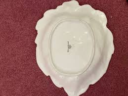 Vintage Fitz and Floyd Pansy Flower Leaf Bowl dish Rare FF ...