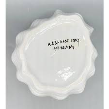 1970s Italian Ceramic Shell Gravy Boat With Ladle ...