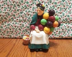 Royal Doulton Figurine Old Balloon Seller HN 1315 English Bone China Replacement - Etsy
