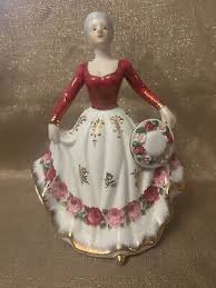 Victorian lady figurine - Excellent used condition - 8" high ...