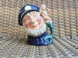 Royal Doulton Toby Jug Small England UK Old Salt Sea Mermaid ...