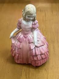 Royal Doulton Rose vintage figurine English Pink | eBay
