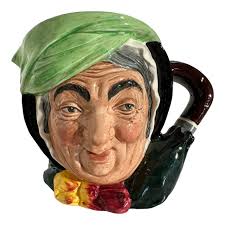 Vintage Large Porcelain Character Jug of Sairey Gamp by ...