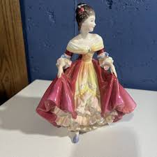 Vintage Royal Doulton "Southern Belle" Bone China 1957 Pink Dress HN 2229 | eBay