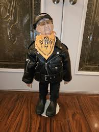 Vintage Grandpa Rocker Harley Davidson Garb-30" Tall W ...