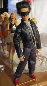 My Scene Doll Mattel RIVER in Gray Black Trousers a Leather ...