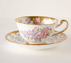 Vintage Gold Gilt Teacup and Saucer Royal Chelsea 1940s - Etsy