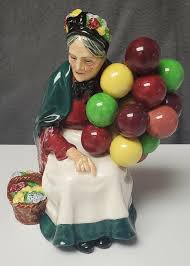 Royal Doulton HN 1315 The Old Balloon Seller Lady Figurine ...