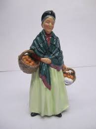 Vtg Royal Doulton HN1953 The Orange Lady Woman Porcelain ...