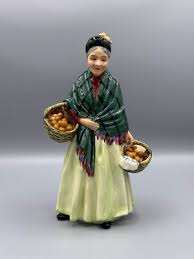 Vintage Antique Royal Doulton The Orange Lady Porcelain ...