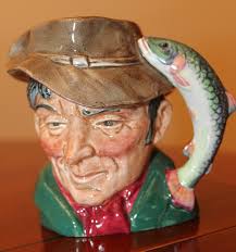 VINTAGE ROYAL DOULTON PORCELAIN THE POACHER 3 3/4" CHARACTER ...