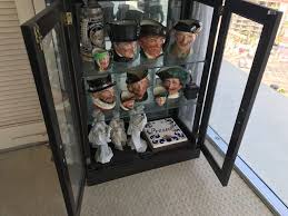 Small Chinoiserie Curio Display Cabinet