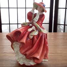 Doulton Woman in Red - Etsy Canada