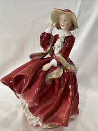 Royal Doulton Lady Figurine "Top of the Hill" made in ...