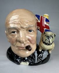 Signed Royal Doulton Winston Churchill D6907 Character Jug ...