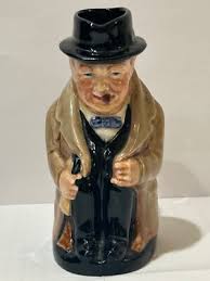 VINTAGE 4” WINSTON CHURCHILL ROYAL DOULTON MINI PITCHER MUG 4” | eBay UK