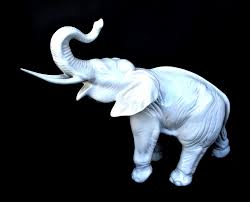VINTAGE 1947 FINE PORCELAIN ELEPHANT BY ROYAL DUX - CZECHOSLOVAKIA | eBay