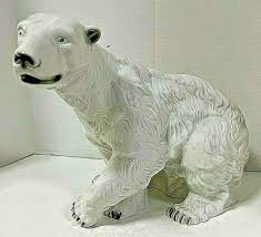 ROYAL DUX PORCELAIN HAND PAINTED LARGE POLAR ...