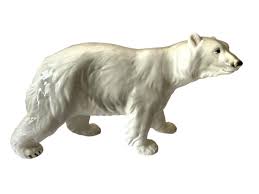 WIEN KERAMOS Polar Bear Vintage Large 12” Long Sculpture ...