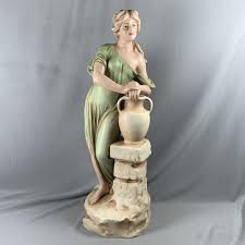 Antique Art Nouveau Bernard Bloch Figure Rebecca At The Well ...