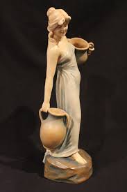 Lot - Bernard Bloch Art Nouveau Figurine of Woman