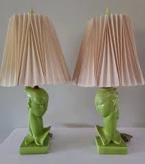 Mid Century Pottery Lamp | eBay