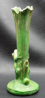 Sold at Auction: Rare vintage Weller Pottery Coppertone frog ...