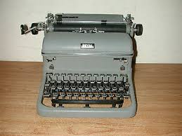 ANTIQUE 1930'S ROYAL MAGIC MARGIN TOUCH CONTROL GRAY MANUAL ...