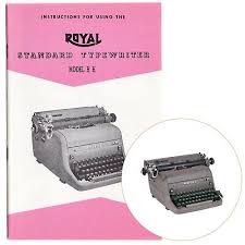 ORIGINAL Royal HH Typewriter Instruction Manual Vtg Antique ...