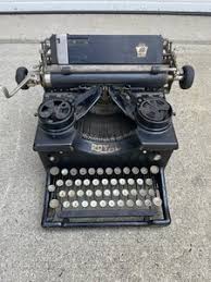 Antique 1930's Royal Typewriter Number 10, Needs Work, White ...