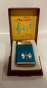 Vintage 1960s Sankyo Royal Musical Gas Lighter - MR-500 ...