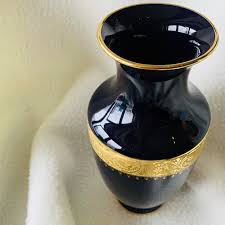 French LIMOGES CASTEL 22K Gold Romantic Flower Vessel - Shop ...