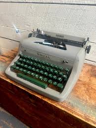 50s Royal Aristocrat Portable Typewriter 1960s Hard Case ...