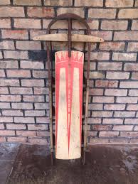 Vintage Royal Racer Sled: Wood & Metal Holiday Decor - Etsy