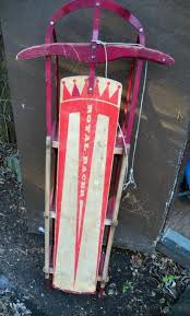 Royal Racer Vintage Snow Sled, 60" - Mayo Auction & Realty