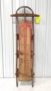 Vintage steel runner sled - Schneider Auctioneers LLC