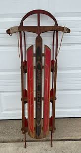 Vintage Royal Racer Sled, Wood and Metal | eBay