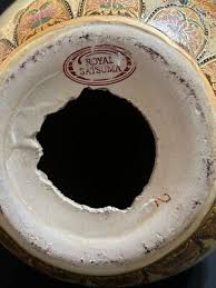 VINTAGE ROYAL SATSUMA EGG-HAND PAINTED-GOLD GILT-GEISHA GIRLS-WITH STAND 14-inch | eBay