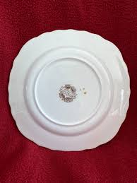 Colclough Stardust Tea Plate: Fine Bone China, Floral Star ...