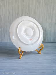 Theodore Haviland Limoges Oyster Plate, Green Florals ...