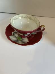 Vtg Trimont Tea Cup & Saucer Hand Painted Occupied Japan ...