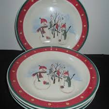 Holiday Moments Candy Snowman Bread & Butter Plates –set of 4–vintage Snowman Carrying Candy Cane/ Tree Dinnerware –christmas Entertaining - Etsy