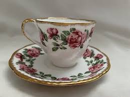 Vtg. Victoria Rose Salisbury Fine Bone China made in England tea cup and saucer | eBay