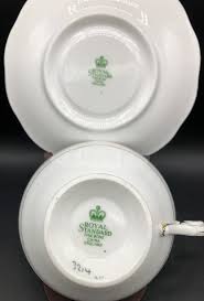 Royal Standard Fruit Tea Cup and Saucer: Gold Filigree Bone ...