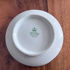 Royal Standard Bone China Saucers & Sugar Dish – Woodland Charm