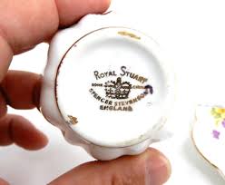 Set of 3 Royal Stuart Spencer Stevenson Cup & Saucer Bone ...